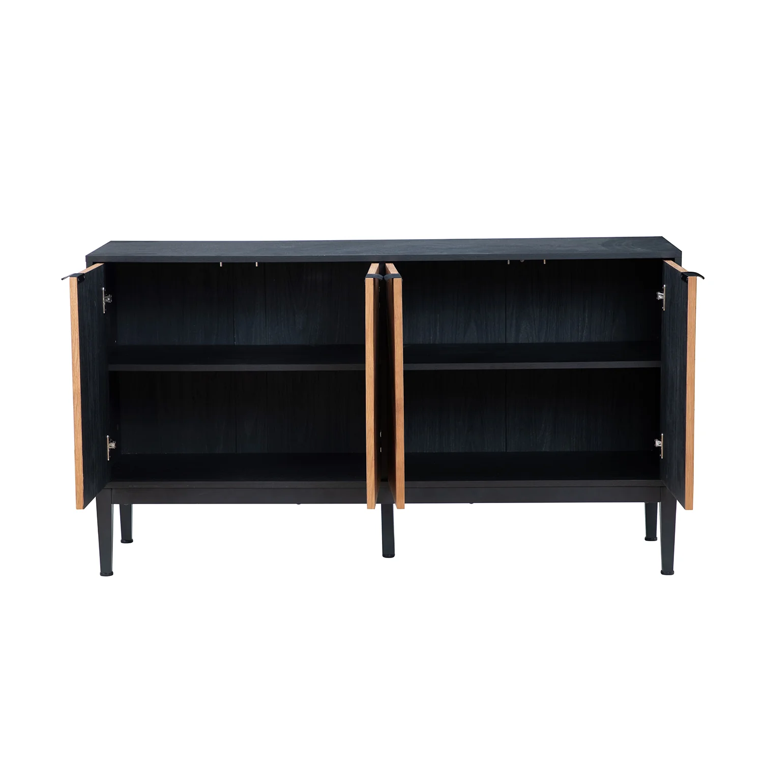 Hargapas 4 Door Sideboard in Black - Image 5