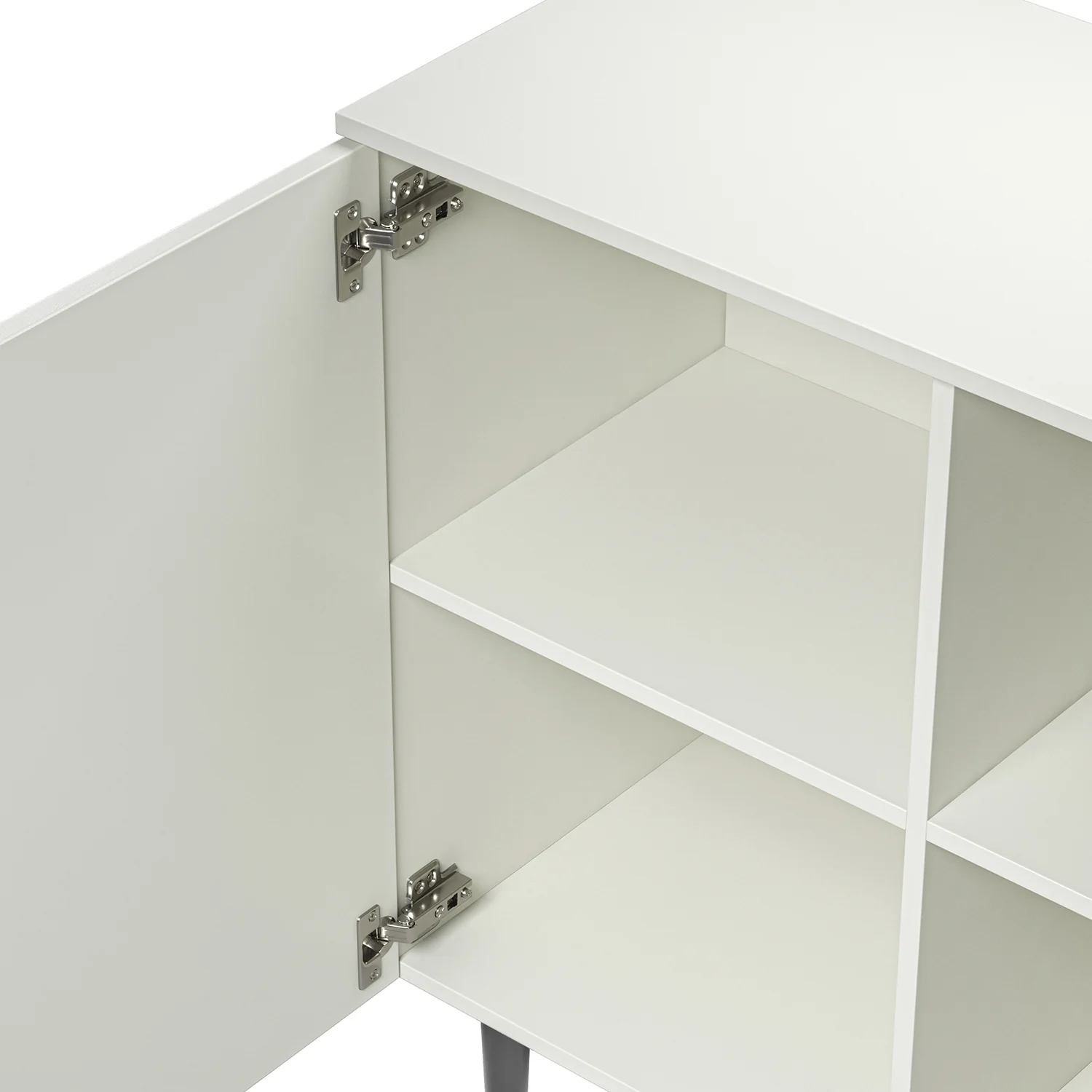 Burkart Cabinet in White - Image 5
