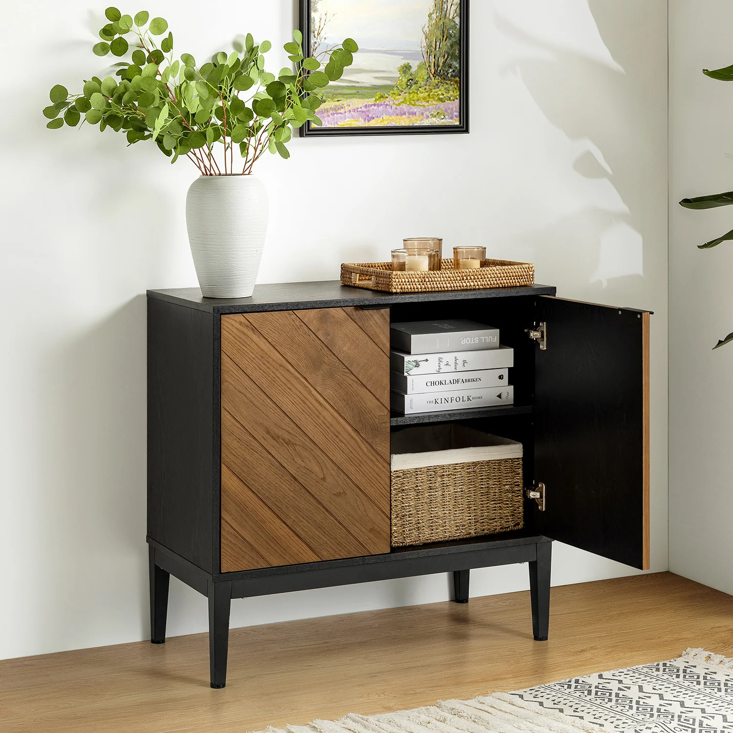 Paschall Accent Cabinet in Black - Image 4