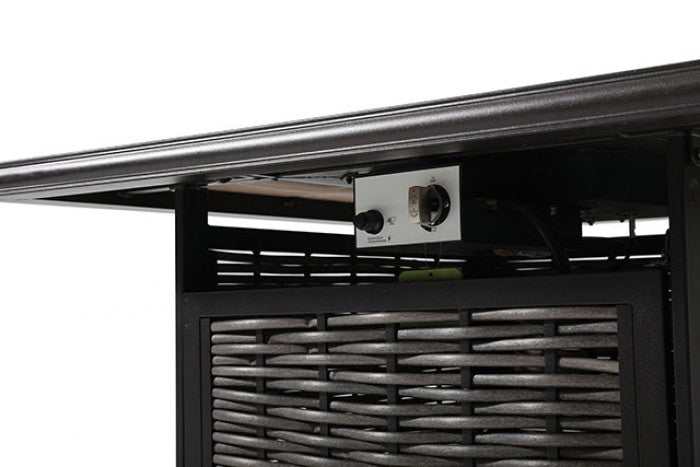 Segovia Black & Gray Fire Pit Table - Image 5