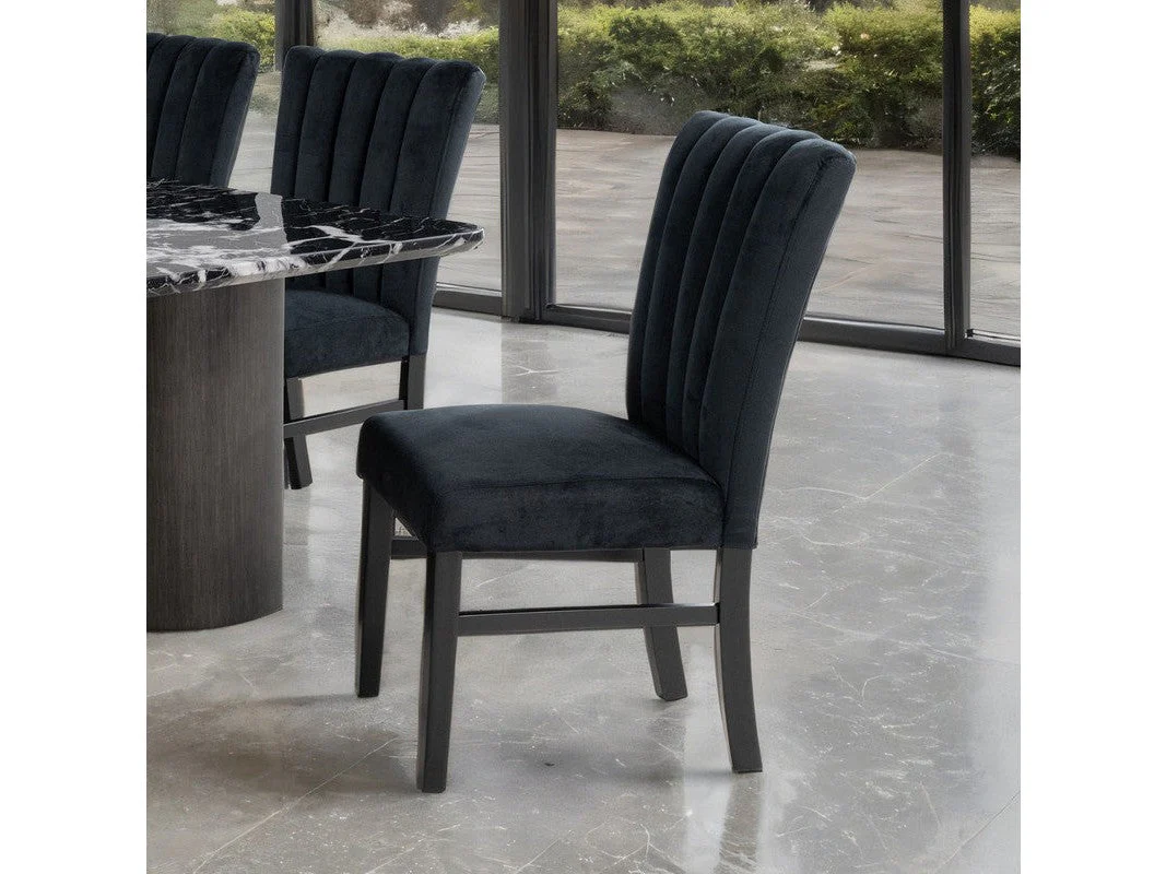 Selsey Black Uph Side Chair (Set of 2)