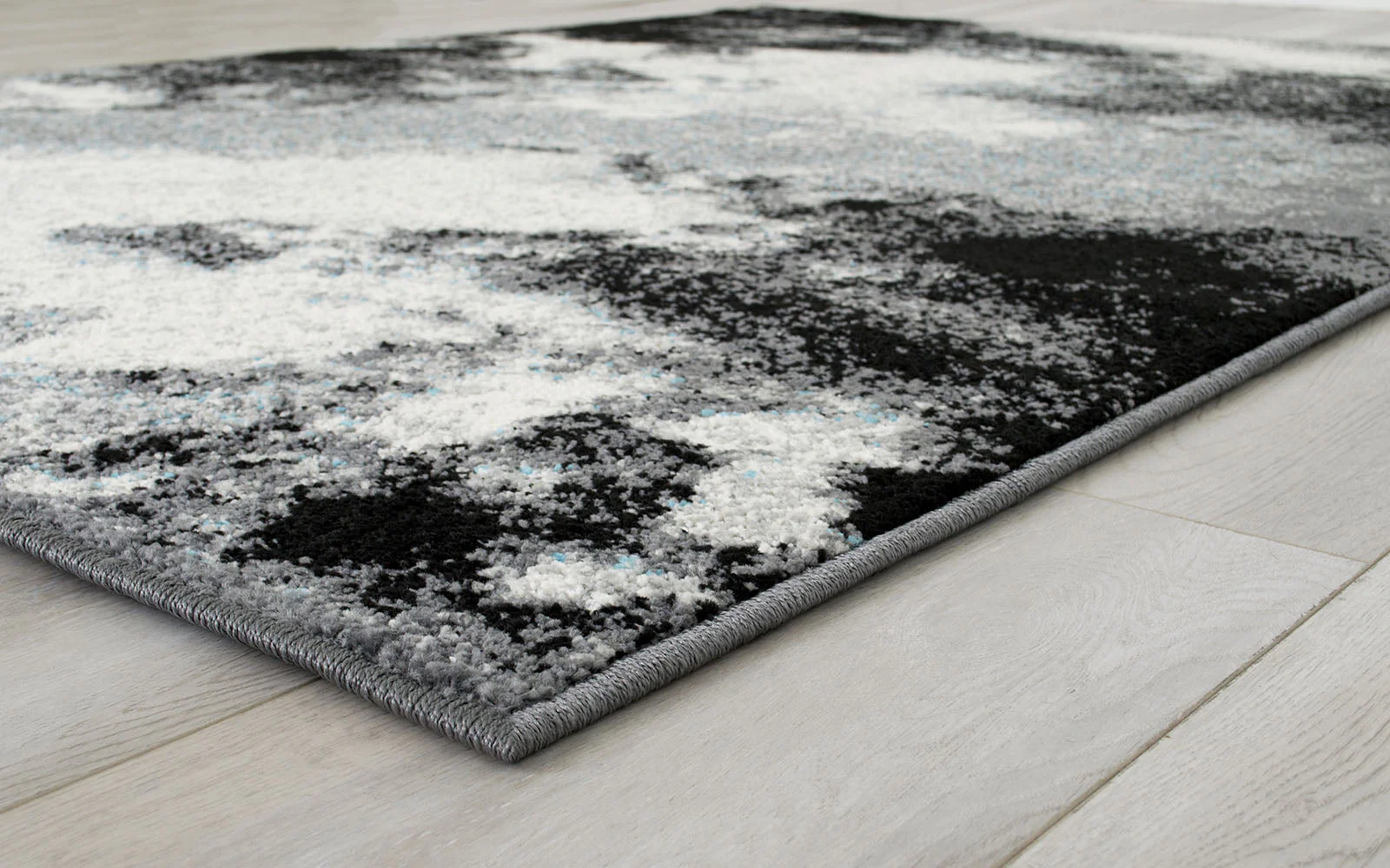 Serang Gray/Black 5'X7' Area Rug - Image 4
