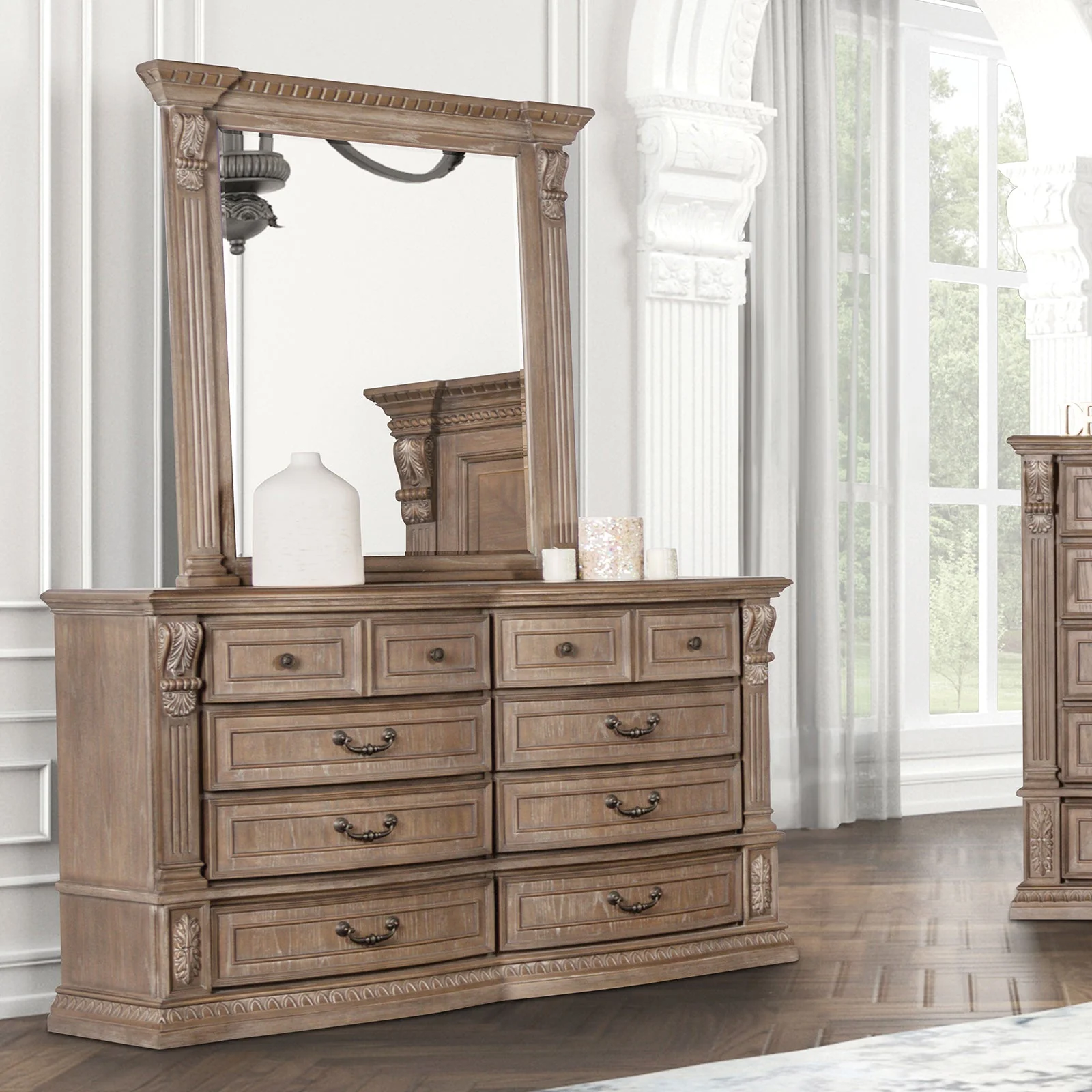 Sevenoaks Weathered Oak 4 Pc. Queen Bedroom Set - Image 2