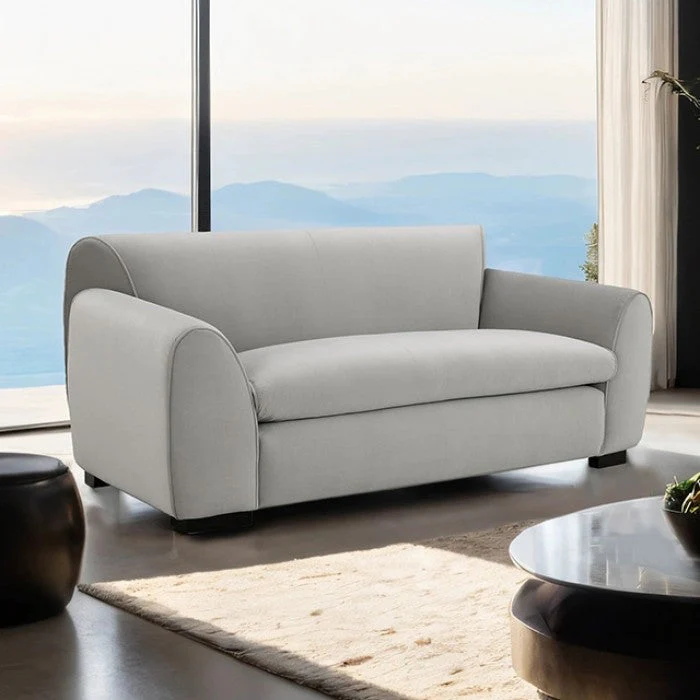 Severo Light Gray Loveseat - Image 2