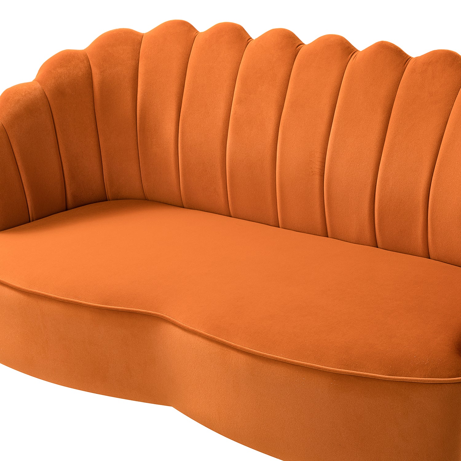 Donata Loveseat in Orange - Image 6