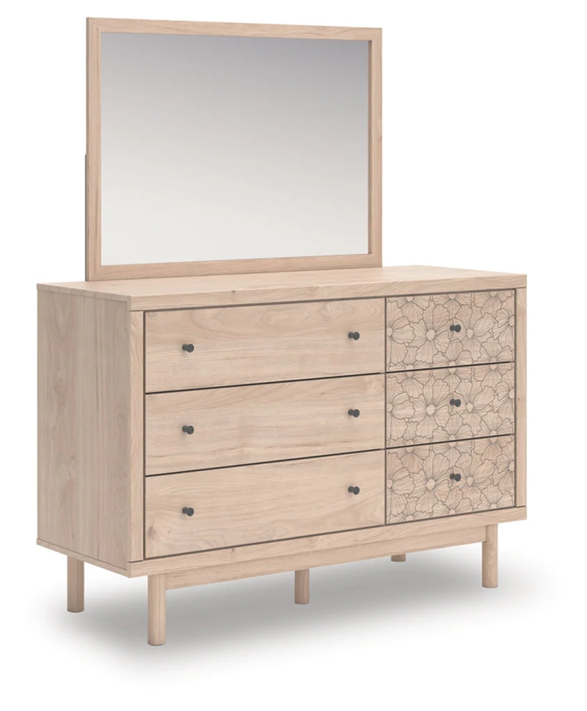 Shapella Dresser and Mirror