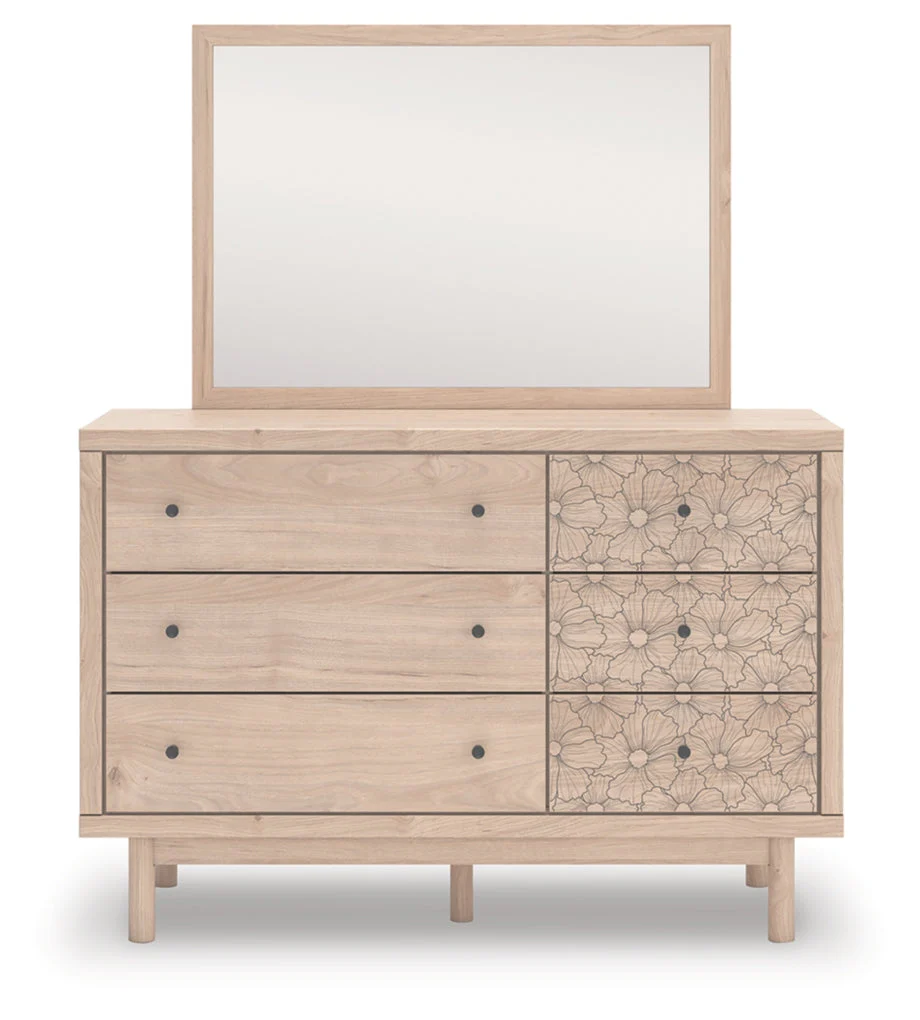 Shapella Dresser and Mirror - Image 5