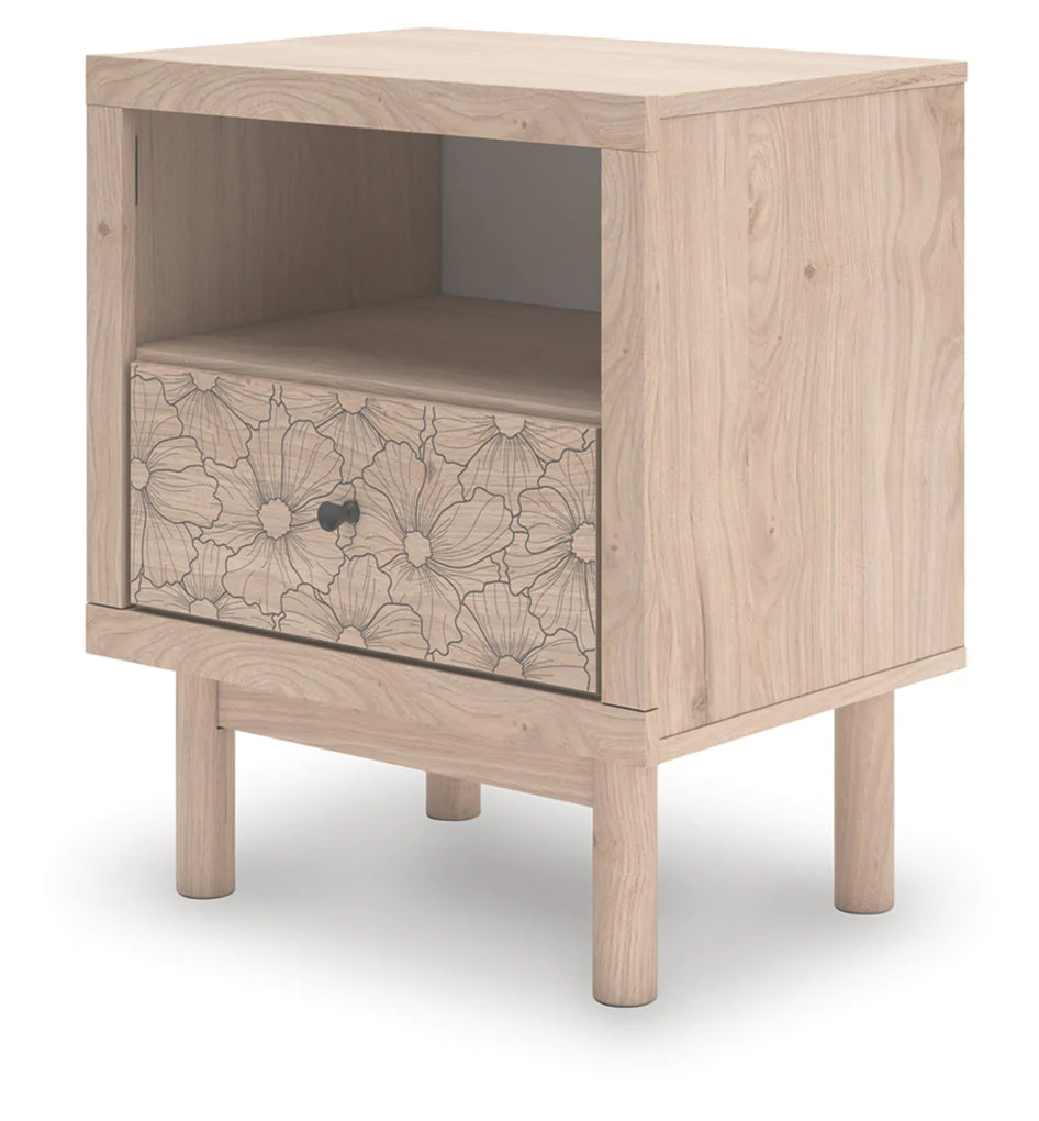 Shapella One Drawer Night Stand - Image 3