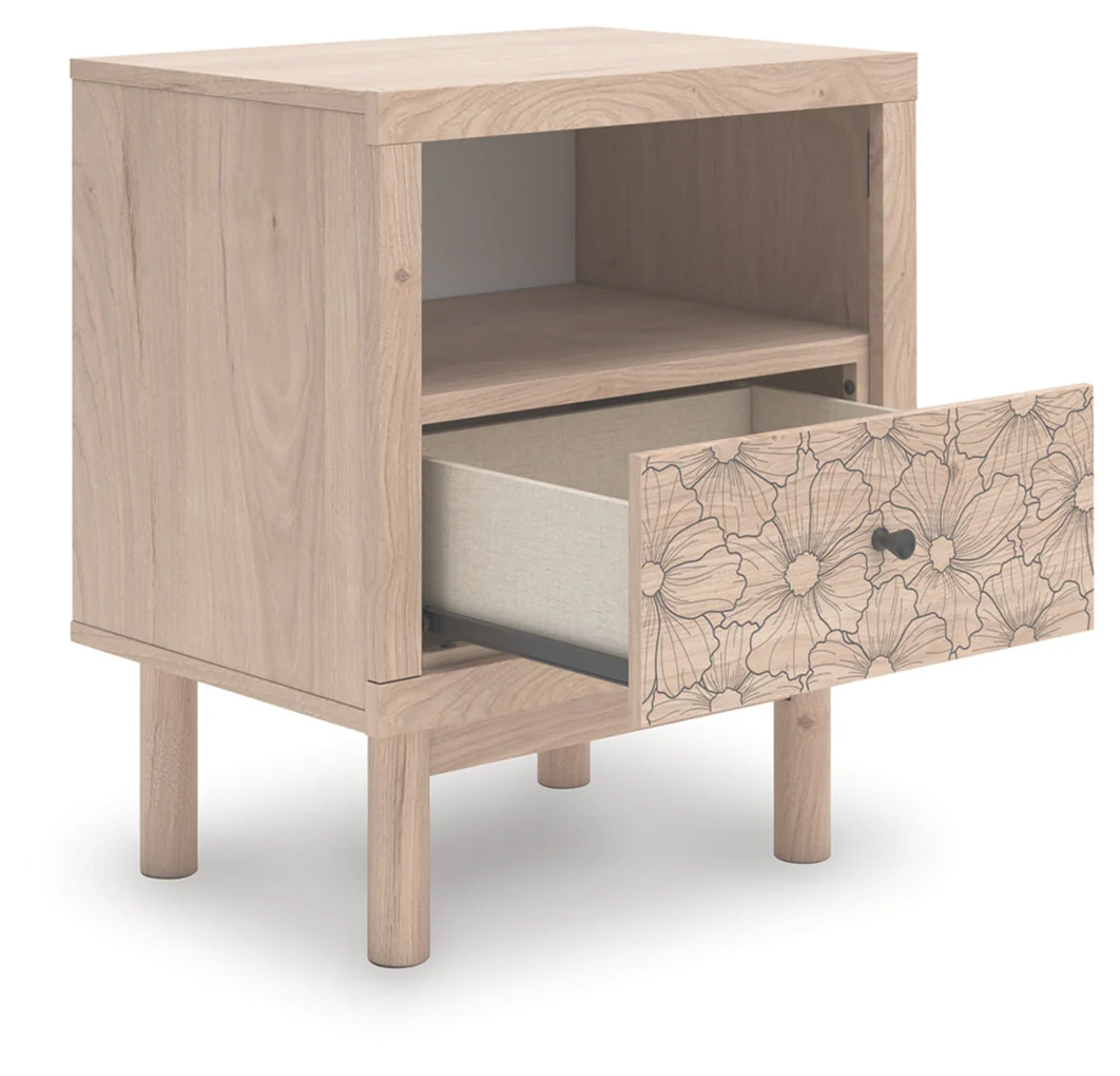Shapella One Drawer Night Stand - Image 4