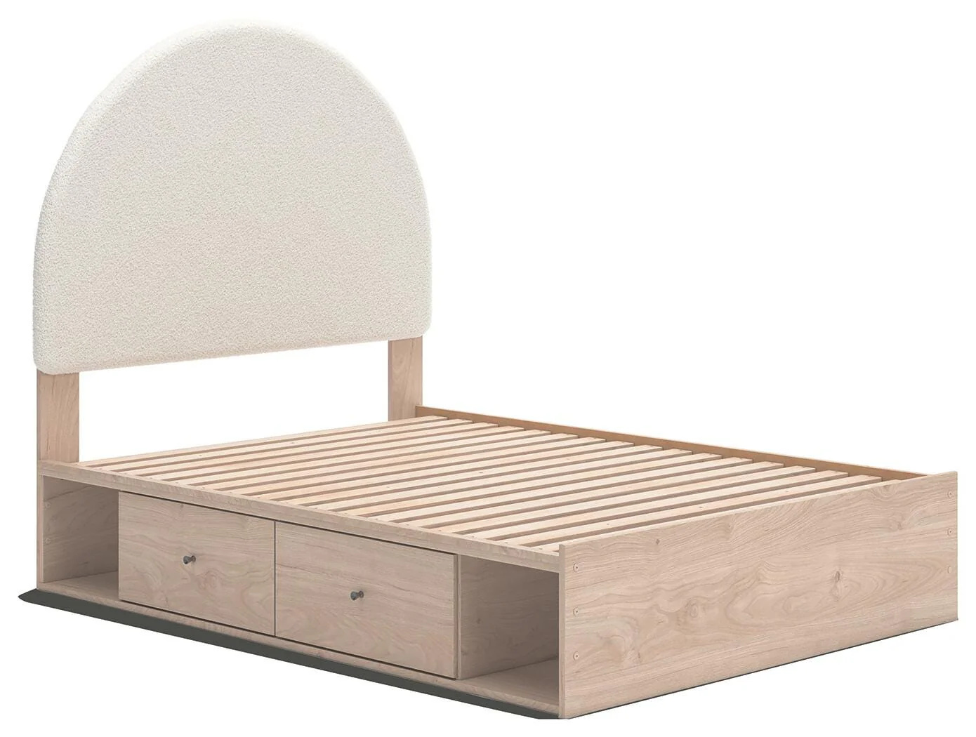 Shapella Upholstered Panel Bed with Storage - Image 14