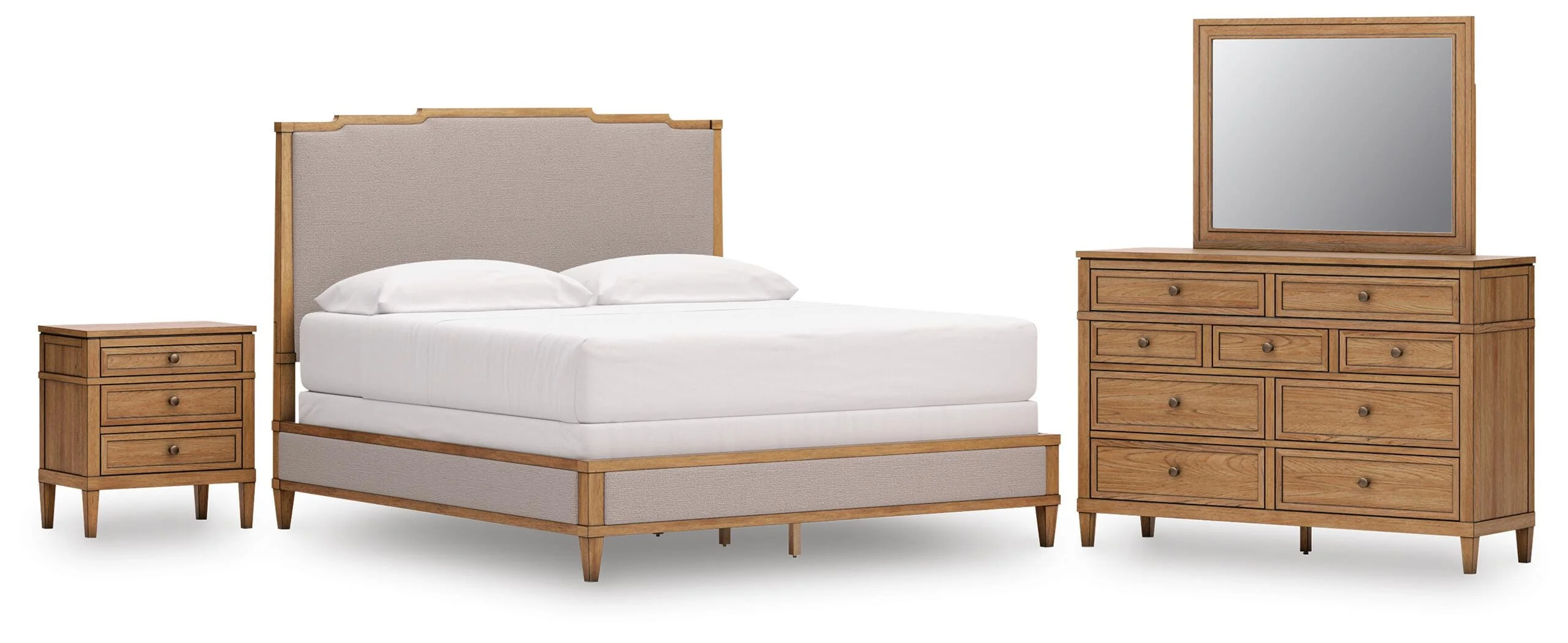 Sharlance Upholstered Panel Bed Bedroom Set - Image 2