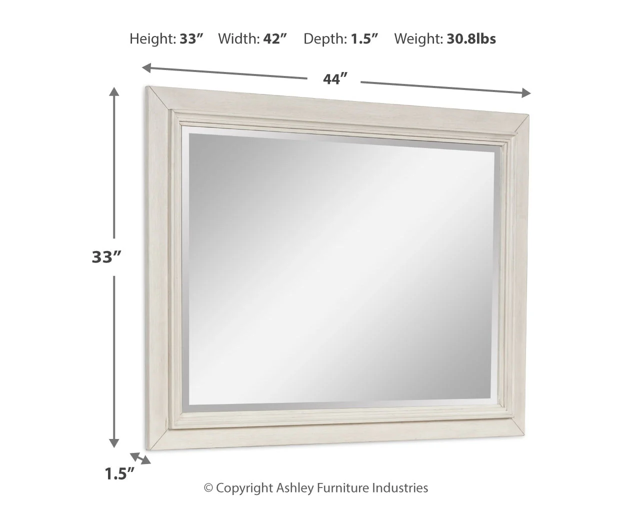 Shaybrock Bedroom Mirror - Image 3