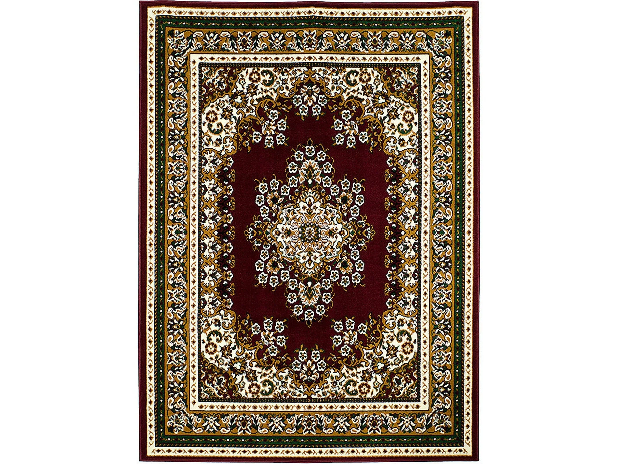 Shinta Burgundy 5' X 8' Area Rug