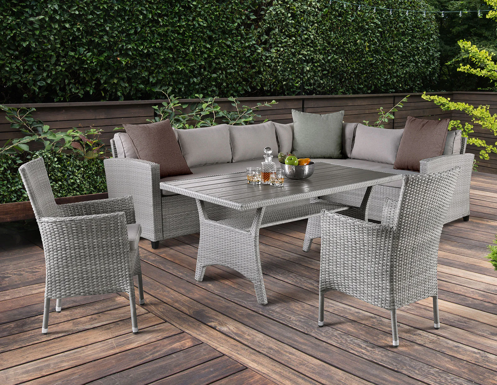Shonda Gray 5 Pc. Patio Dining Set - Image 2