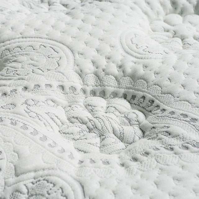 Siddalee White/Gray 16" Euro Pillow Top California King Mattress - Image 4