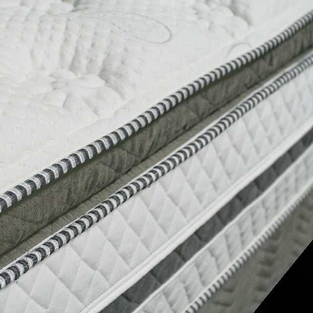 Siddalee White/Gray 16" Euro Pillow Top Queen Mattress - Image 3