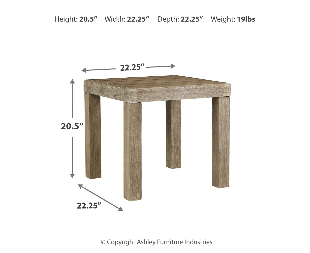 Silo Point Square End Table - Image 4