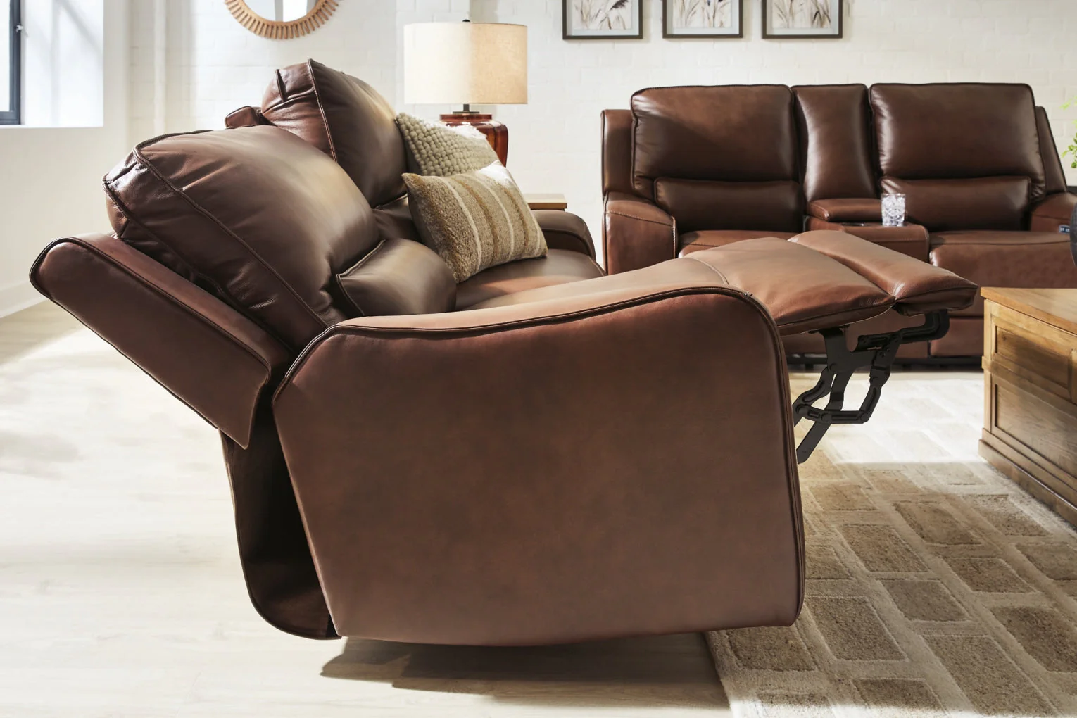 Silverbrooke 2 Seat Power Reclining Sofa Adjustable HDREST - Image 16
