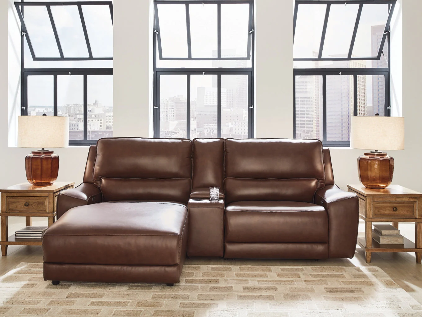 Silverbrooke 3-Piece Power Reclining Sectional with Chaise - Image 7