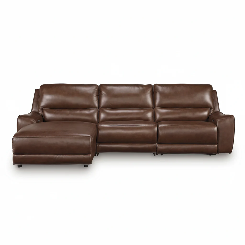 Silverbrooke 3-Piece Reclining Sectional Chaise - Image 3
