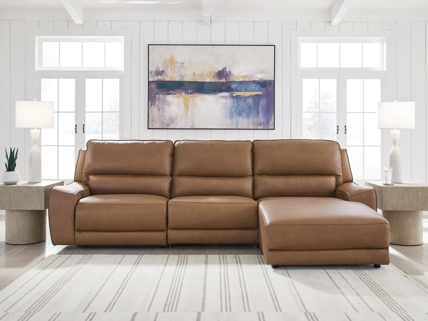 Silverbrooke 3-Piece Reclining Sectional Chaise - Image 5
