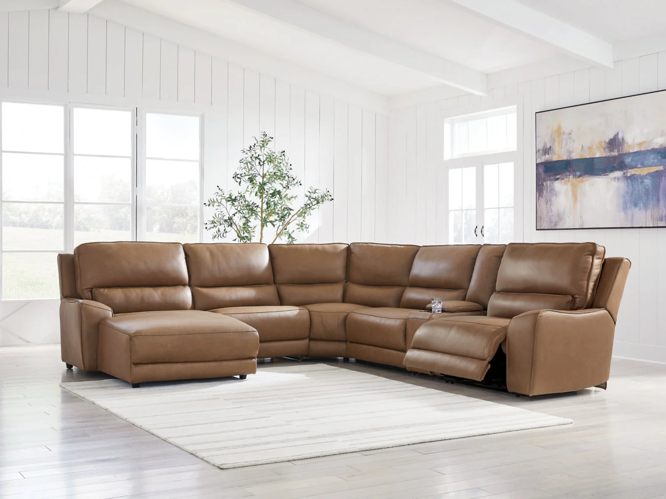 Silverbrooke 6-Piece Power Reclining Sectional with Chaise - Image 12