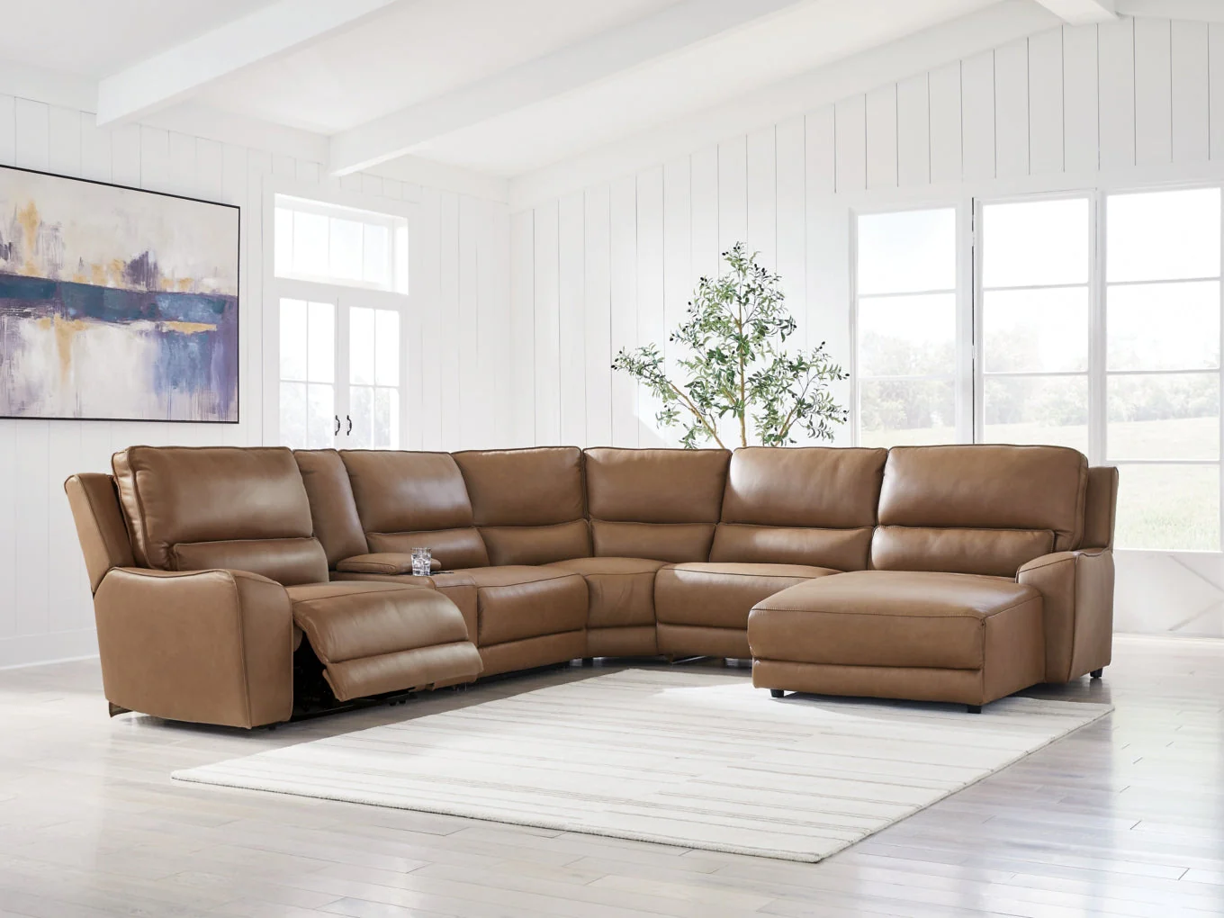 Silverbrooke 6-Piece Power Reclining Sectional with Chaise - Image 13