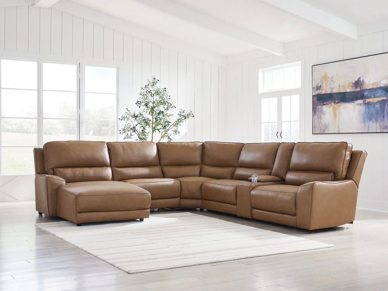 Silverbrooke 6-Piece Power Reclining Sectional with Chaise - Image 5
