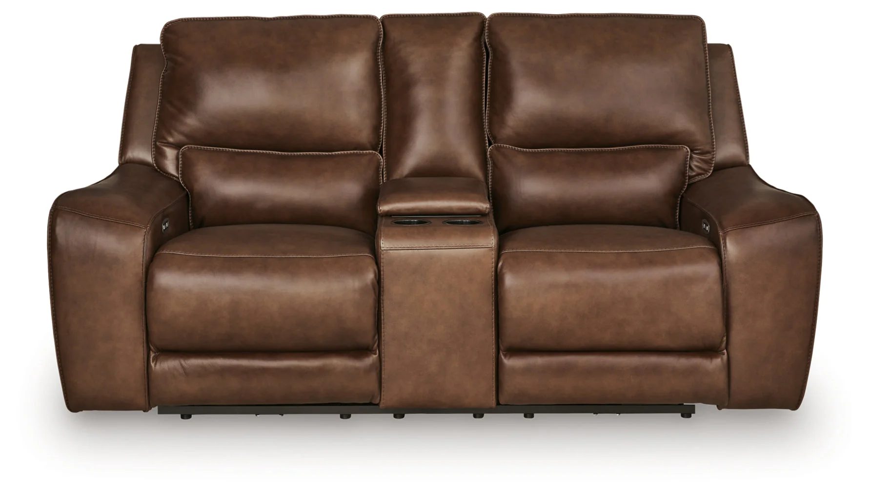 Silverbrooke Power Reclining Loveseat/Console/Adjustable Headrest - Image 6