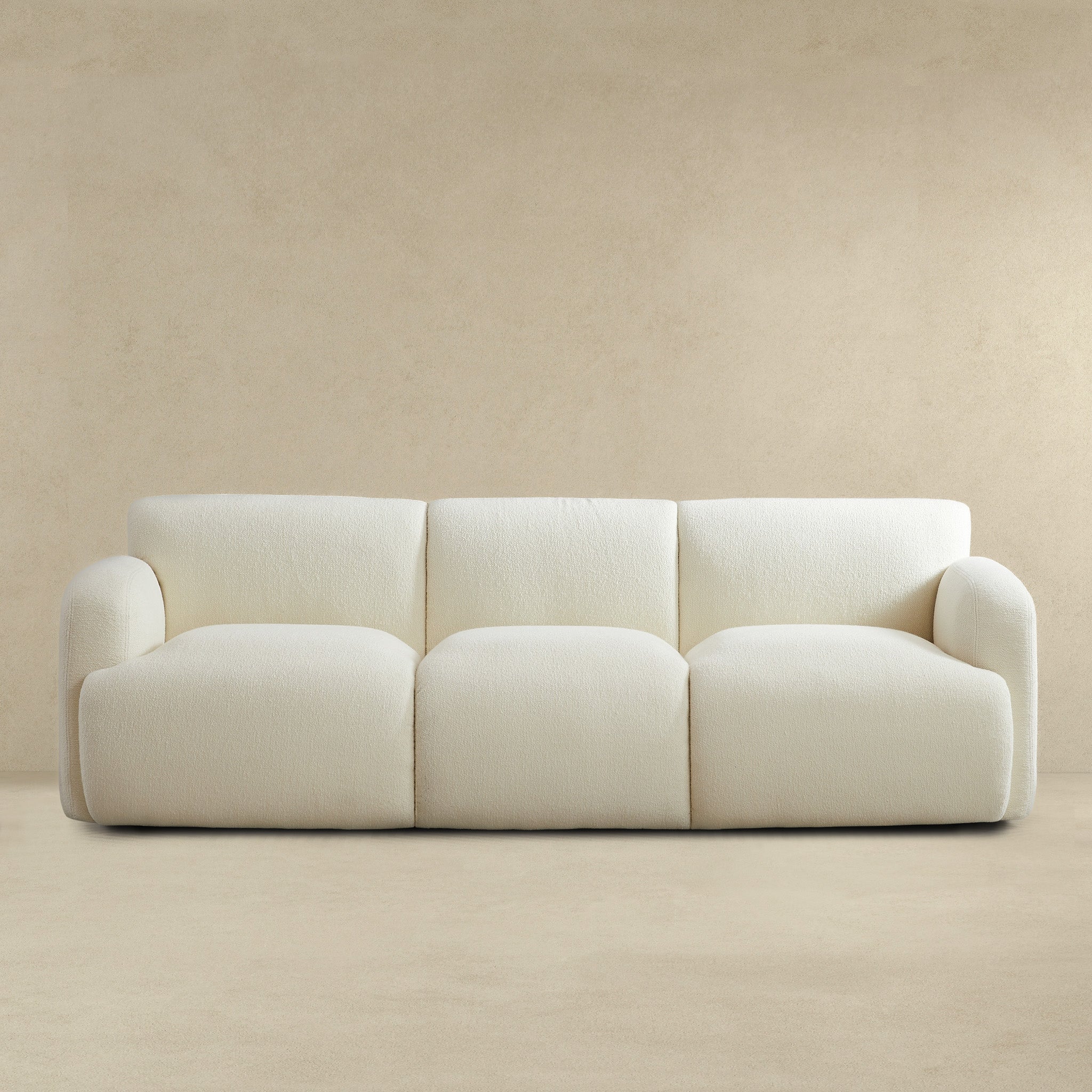 Simone Sofa (Cream Boucle) - Image 4