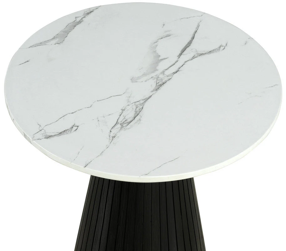 Sindal Black Round End Table - Image 2