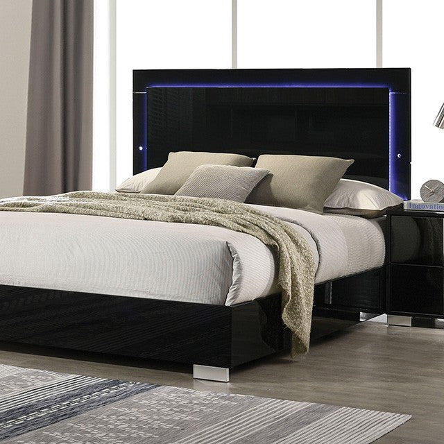 Sinistra Black Queen 4 Piece Bedroom Set - Image 2