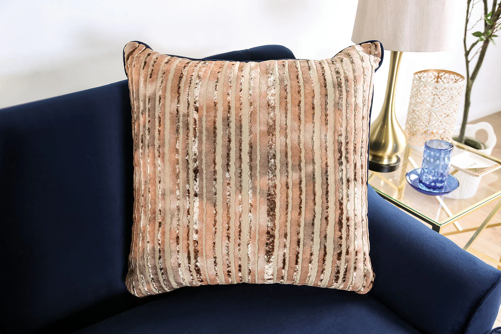 Sisseton Navy Sofa - Image 3