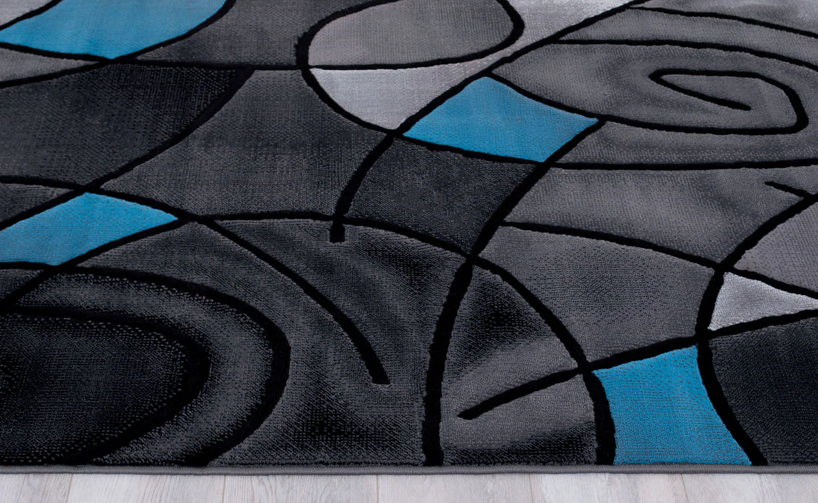 Sivas Charcoal Blue 8' X 10' Area Rug - Image 2