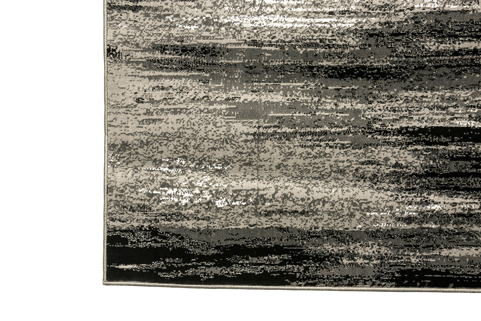 Sivas Gray/Black 8' X 10' Area Rug (Textured Brushstroke) - Image 2