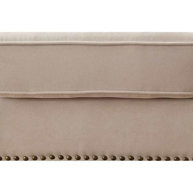Skyler Beige Armless Chair - Image 2