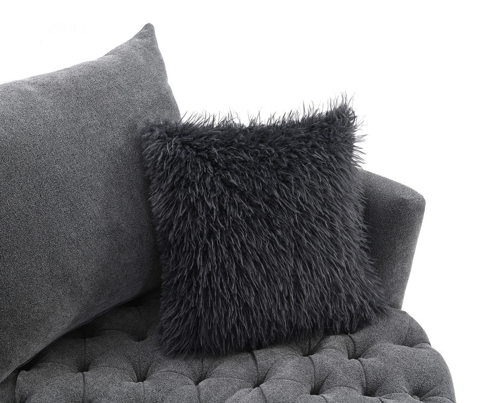 Sofi Dark Gray Swivel Chair - Image 6