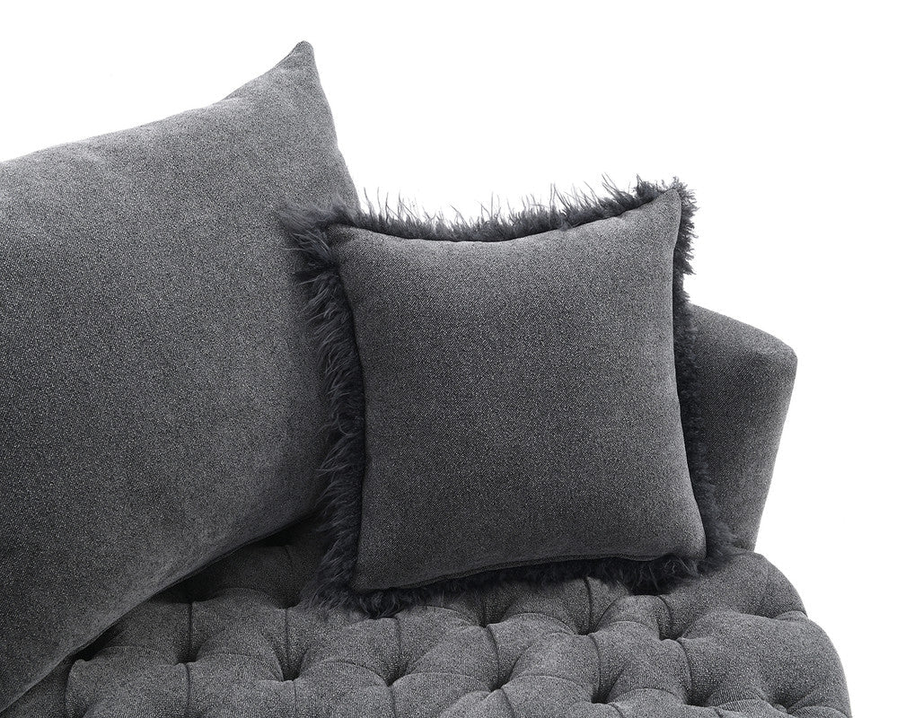 Sofi Dark Gray Swivel Chair - Image 7