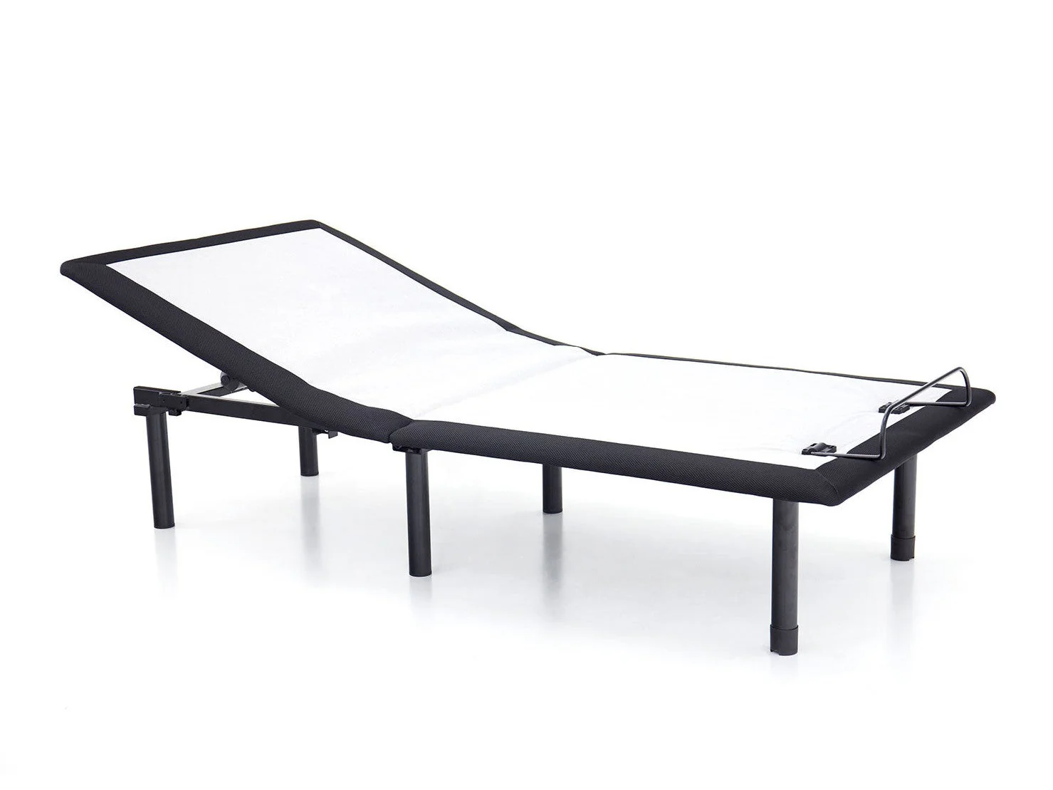 Somnerside I Black/White  Full Adjustable Bed Frame Base