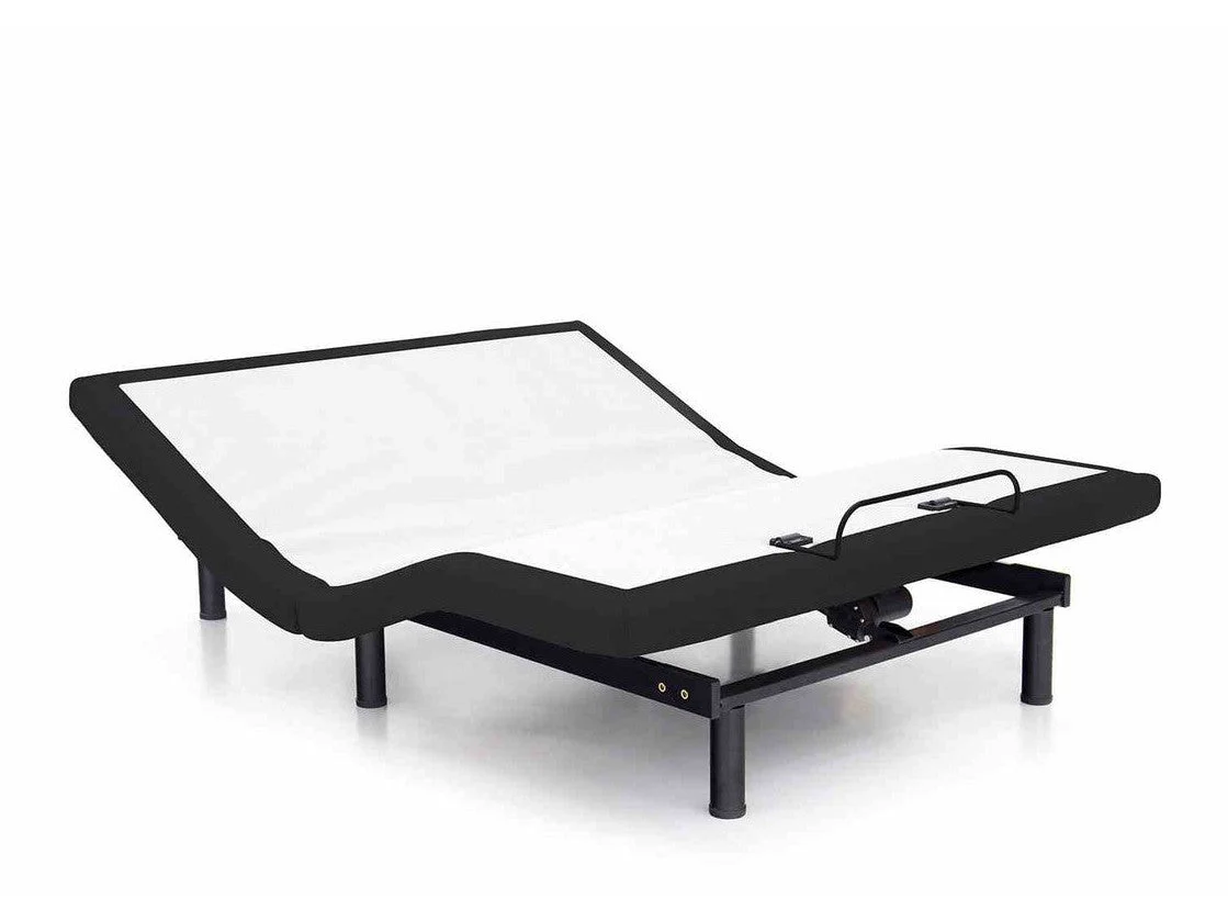 Somnerside II Black/White Cal King Adjustable Bed Frame Base
