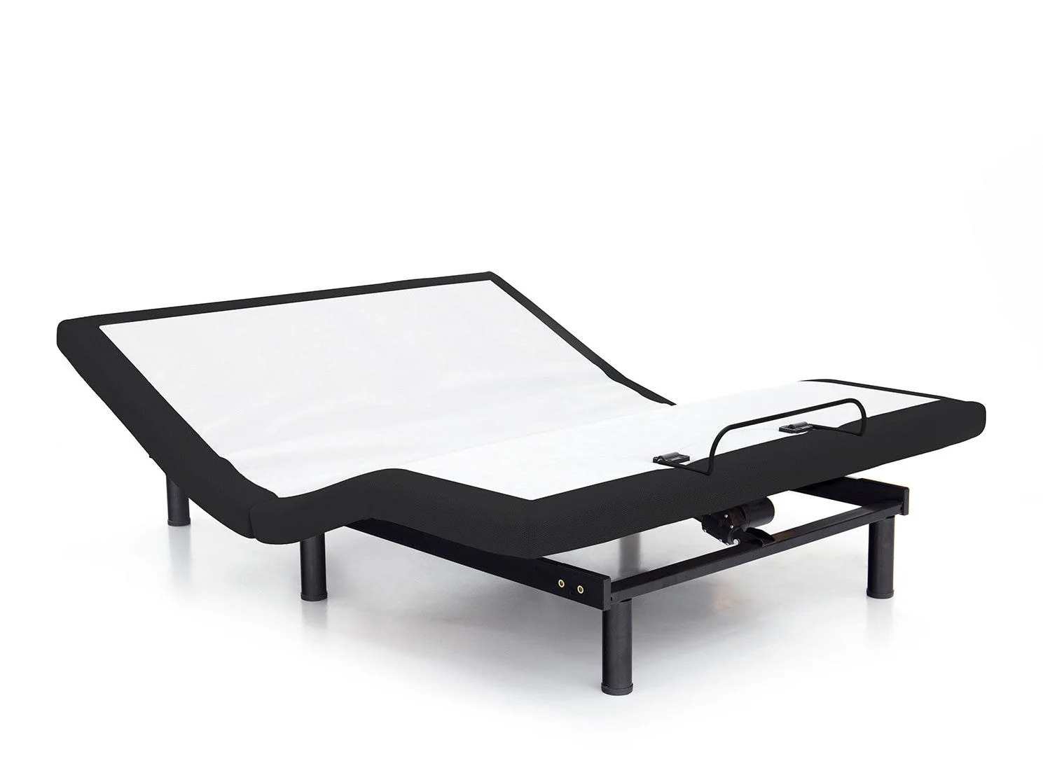 Somnerside II Black/White Full Adjustable Bed Frame Base