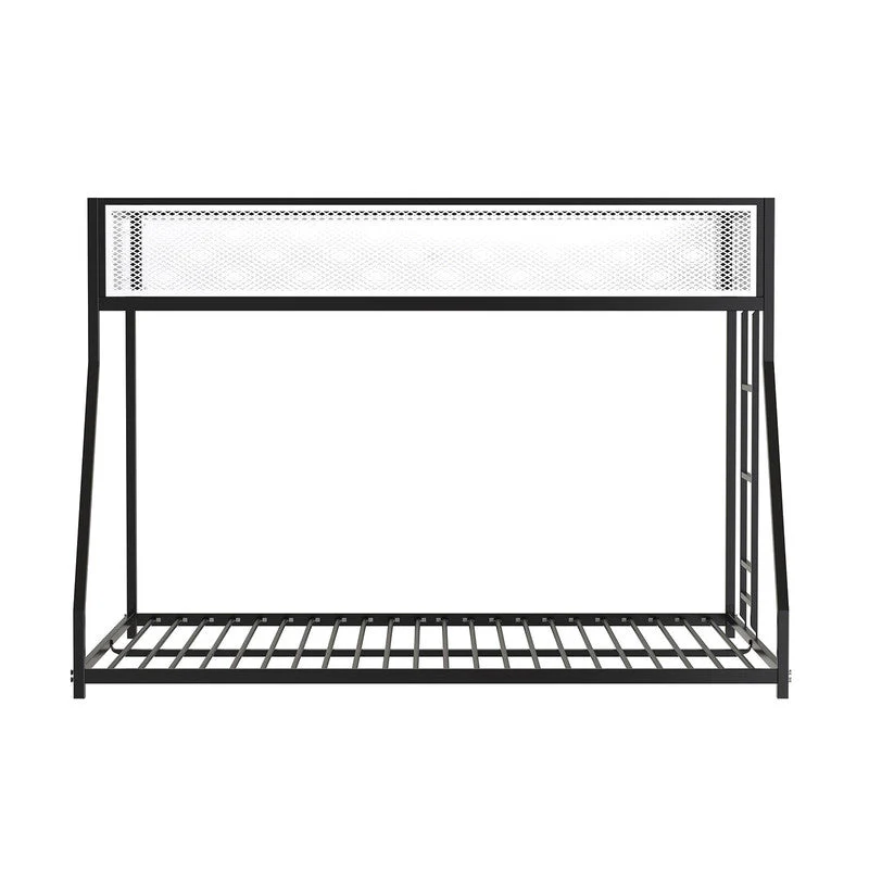 Southall Matte Black/Matte White Twin/Full Metal Bunk Bed - Image 4