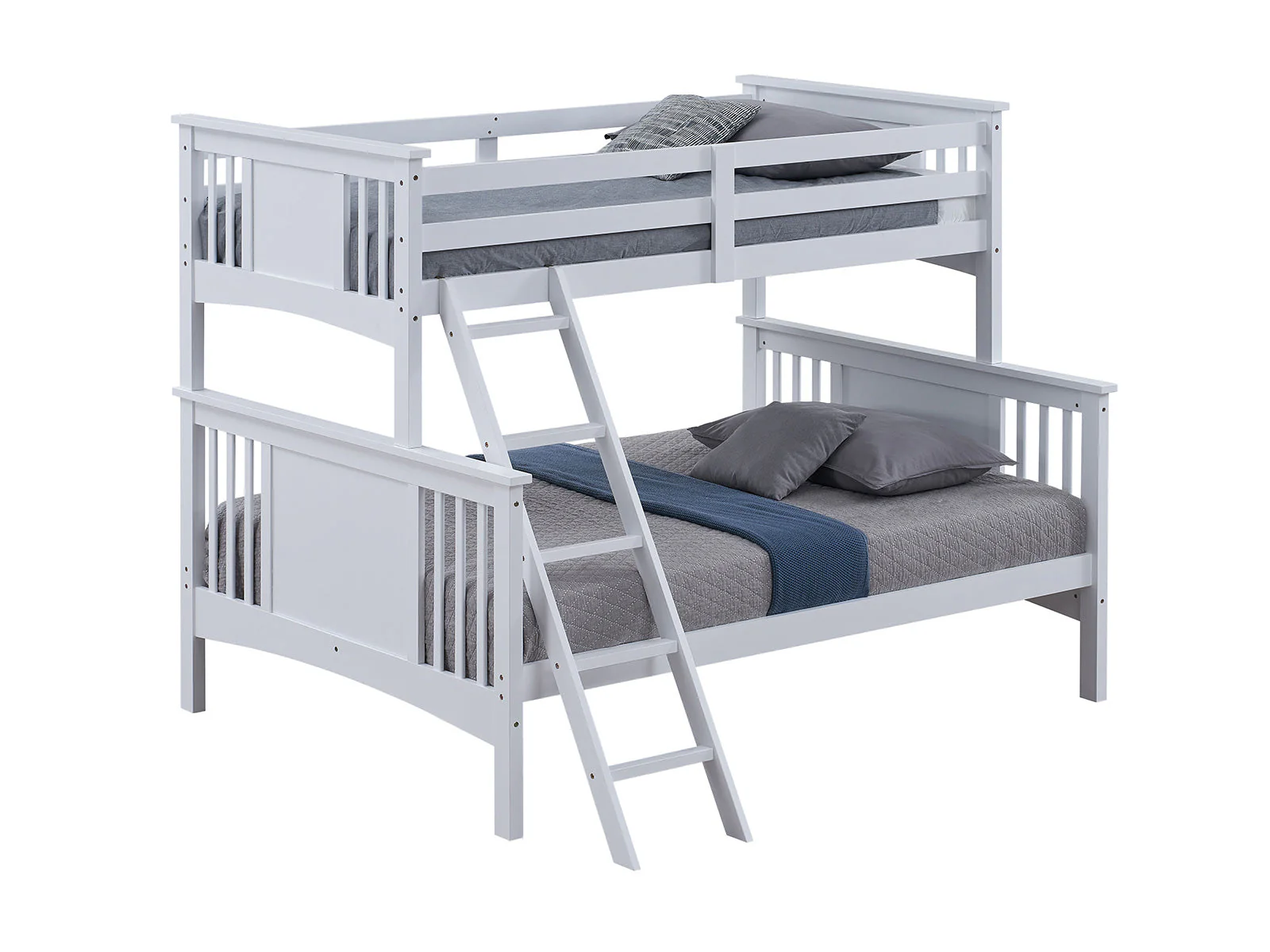 Spring Creek White Twin/Full Bunk Bed - Image 2