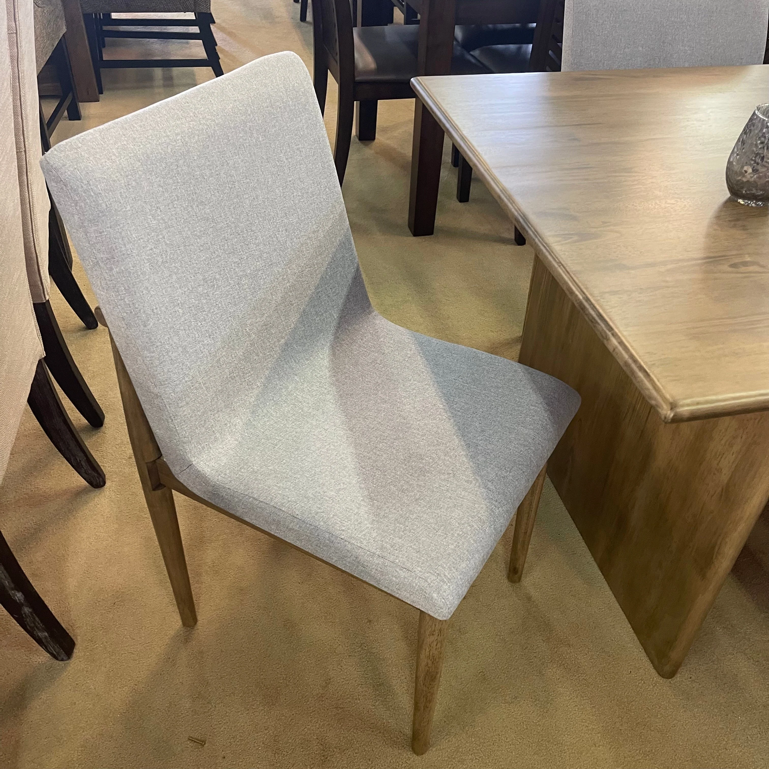 St Gallen Natural Tone & Light Gray Dining Chair (Set of 2) - Image 5