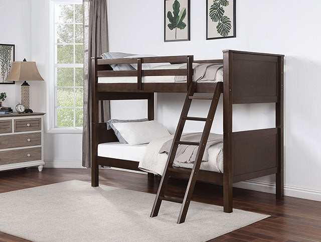 Stamos Walnut Twin/Twin Bunk Bed - Image 2