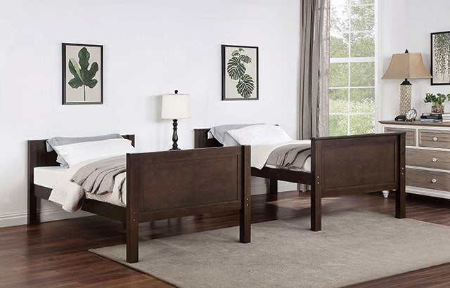 Stamos Walnut Twin/Twin Bunk Bed - Image 3