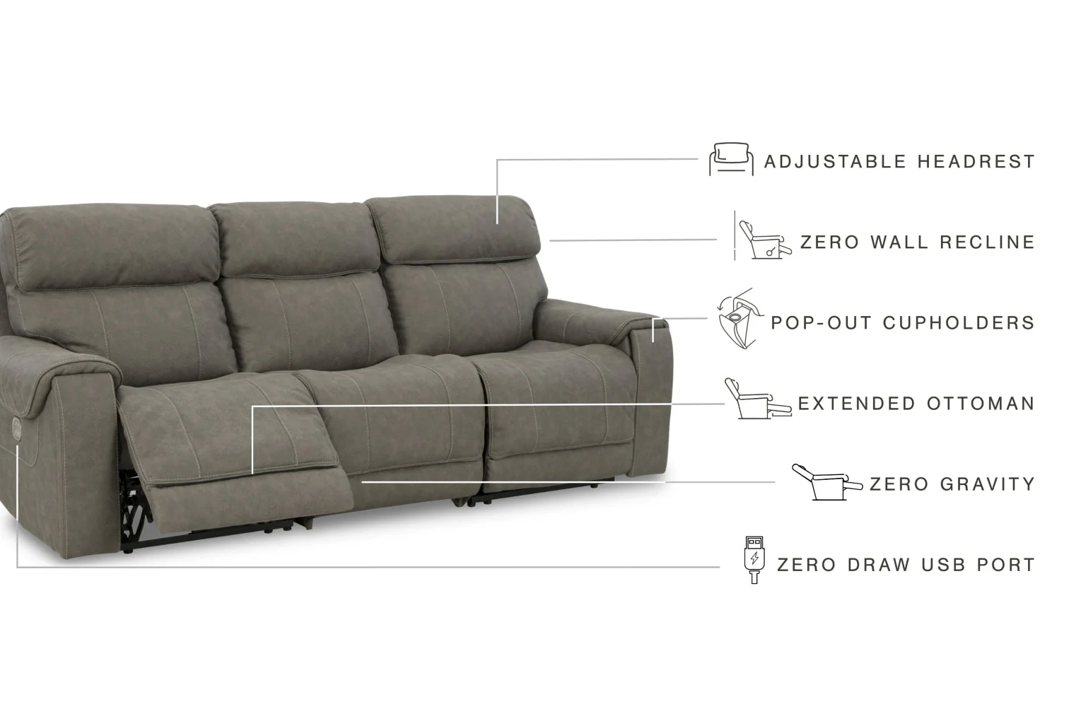 Starbot Power Reclining Sofa / Loveseat - Image 11