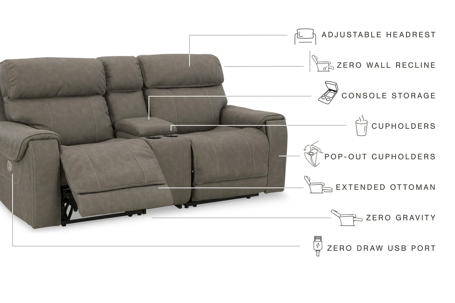 Starbot Power Reclining Sofa / Loveseat - Image 8