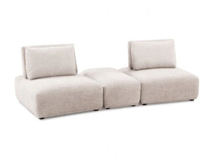 Stavanger Light Brown 2-Seater w/Rect. Ottoman