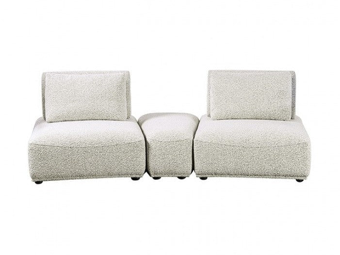 Stavanger Light Gray 2-Seater  w/Ottoman